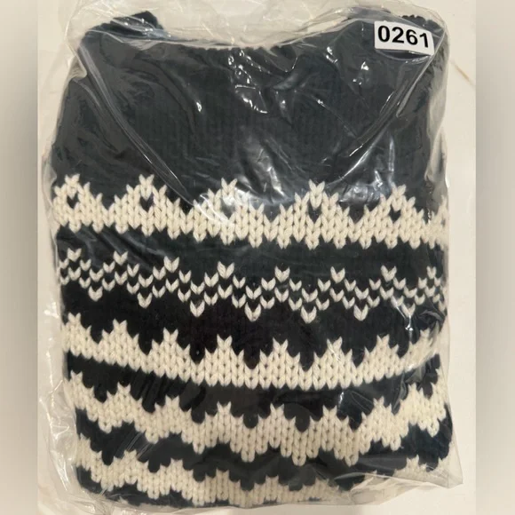 Velvet by Graham & Spencer Women's Maywood Chunky Fair Isle Sweater M - Picture 12 of 12